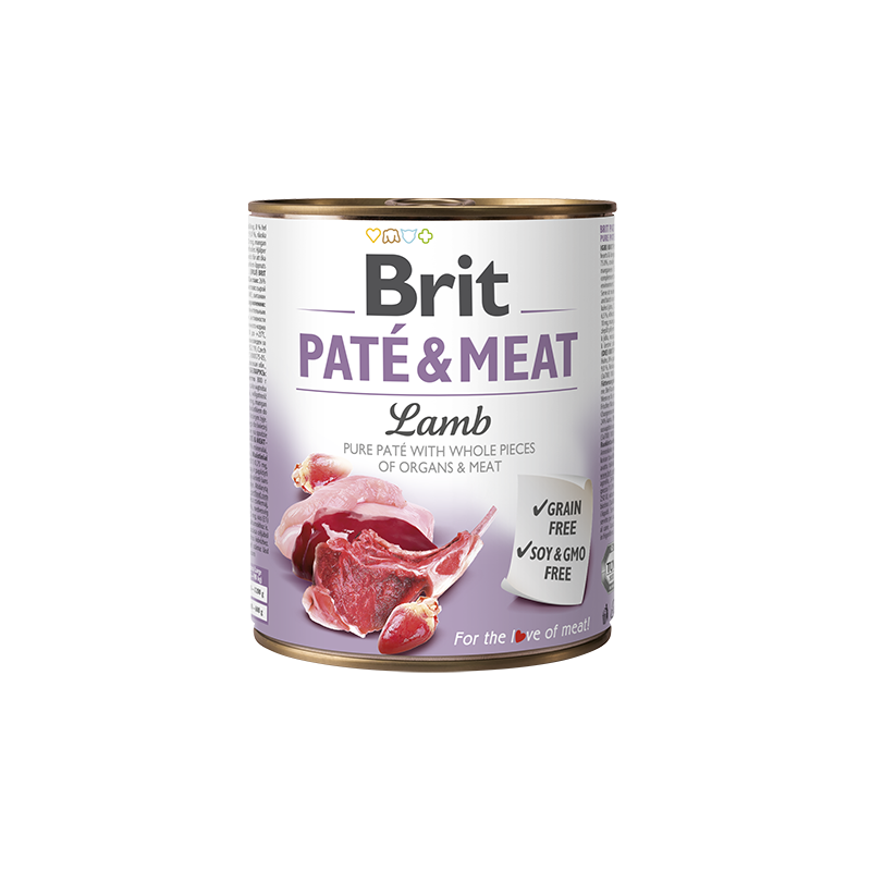 BRIT Paté & Meat Lamb (Cordero) 800 GR