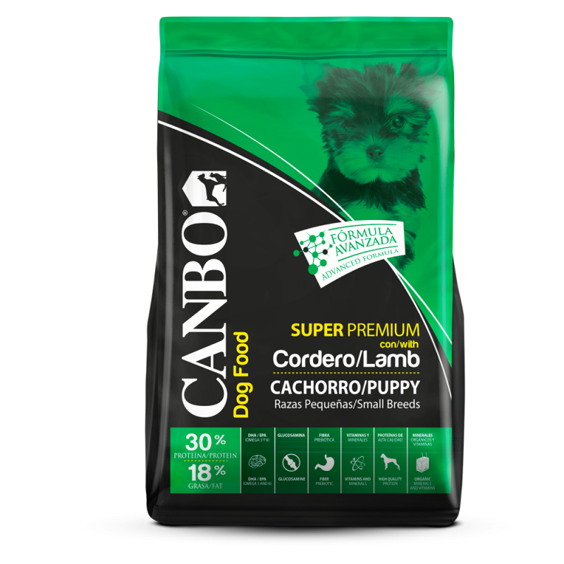 CANBO Cachorro Raza Pequeña Sabor Cordero 7 Kg