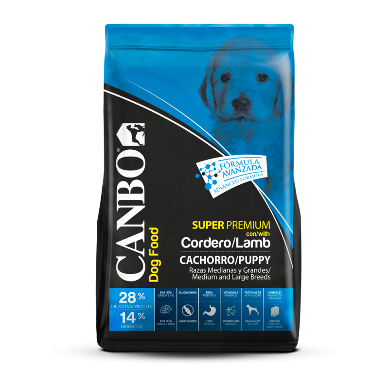 CANBO Cachorro Raza Mediana y Grande Sabor cordero 15 Kg
