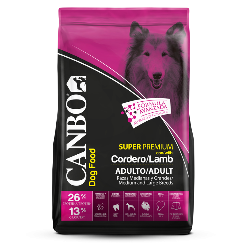 CANBO Cachorro Raza Mediana y Grande Sabor cordero 15 Kg