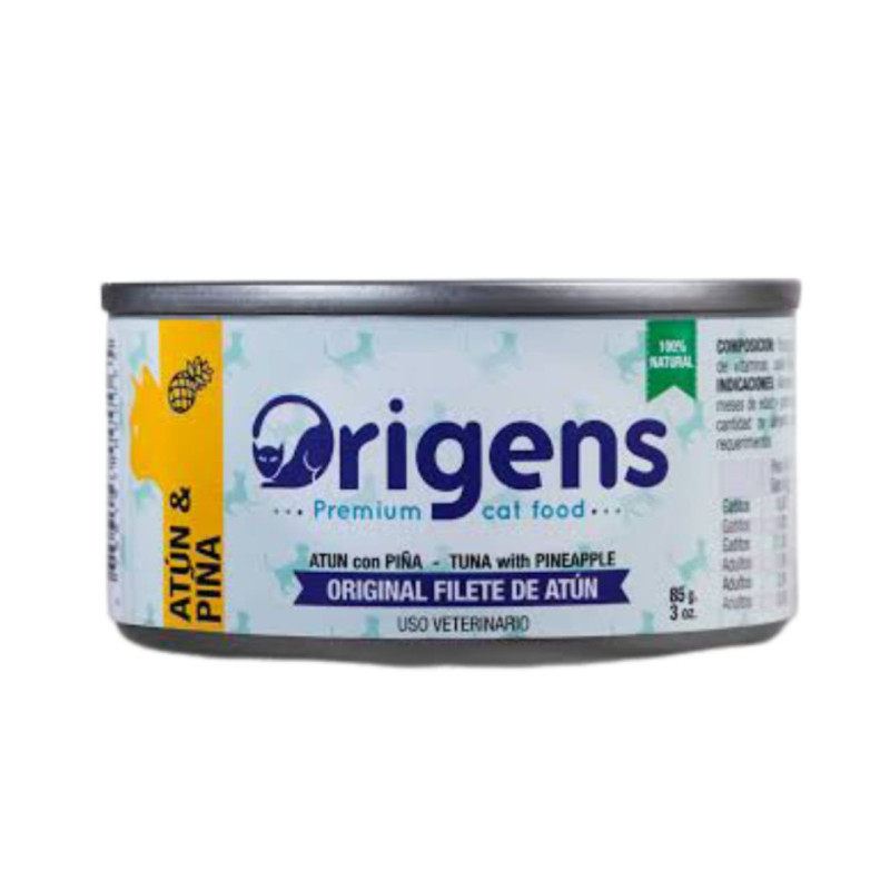 ORIGENS Atún y Piña 85 Gr.