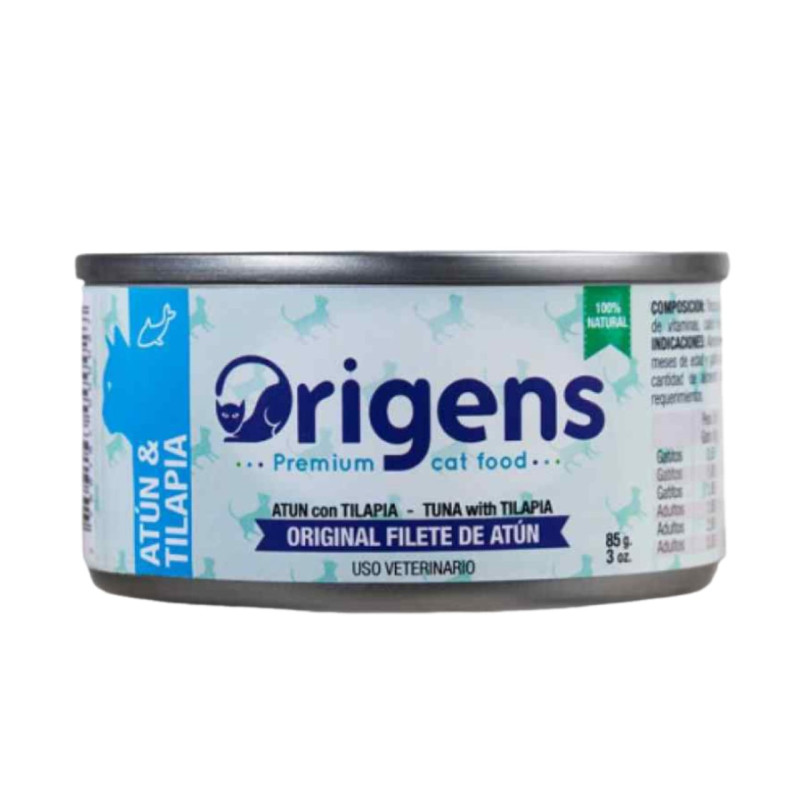 ORIGENS Atún y Tilapia 85 Gr.