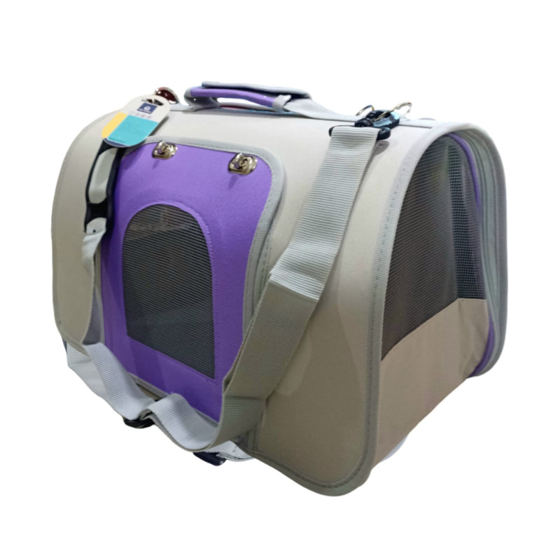 BOLSO TRANSPORTADOR DE LUJO TALLA L - Lila