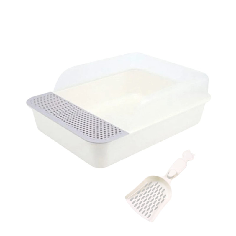 BANDEJA ARENERA RECTANGULAR - Plomo