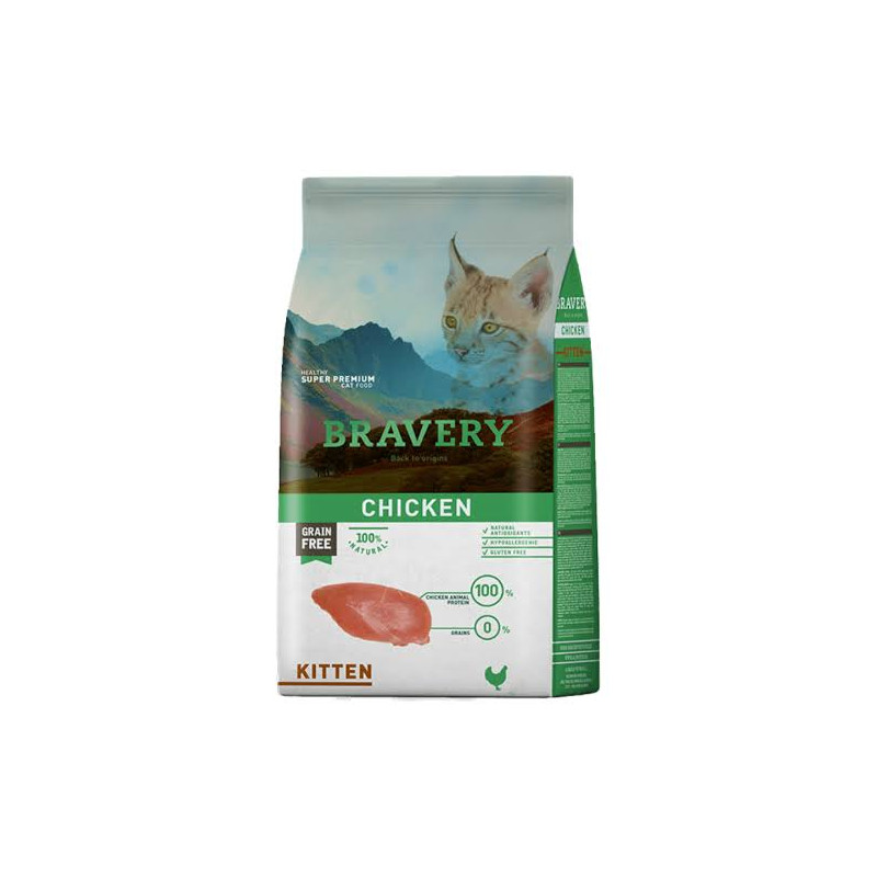 BRAVERY KITTEN CHICKEN 2 KG