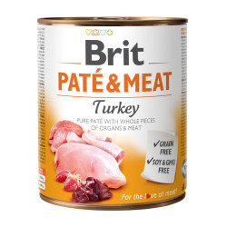 BRIT Paté & Meat Turkey (Pavo) 800 GR
