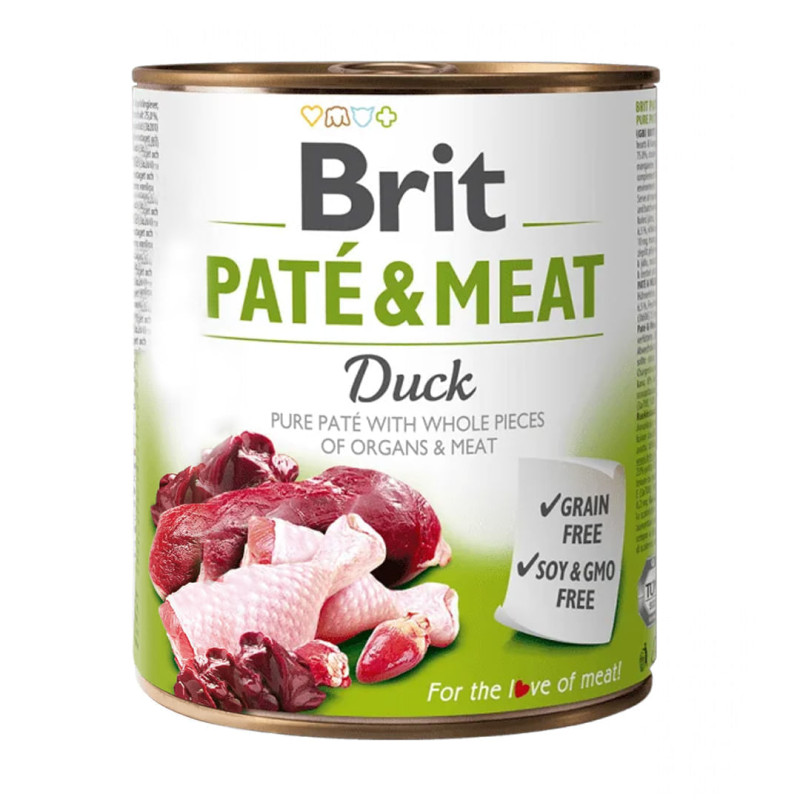 BRIT Paté & Meat Duck (Pato) 800 GR