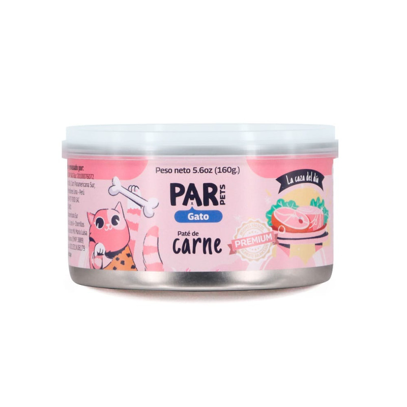PAR PETS Gato paté de carne 160 gr